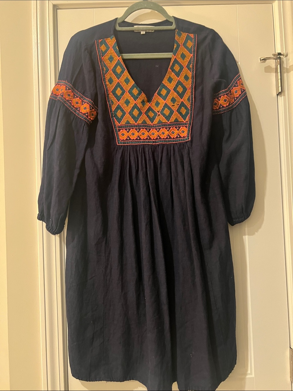 World Market Boho Embrodered Dress